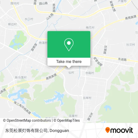 东莞松展灯饰有限公司 map