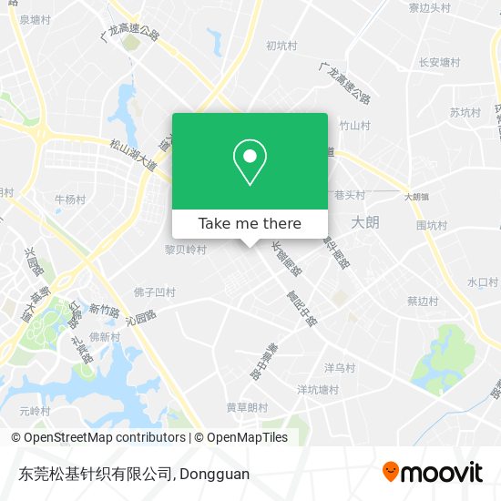 东莞松基针织有限公司 map