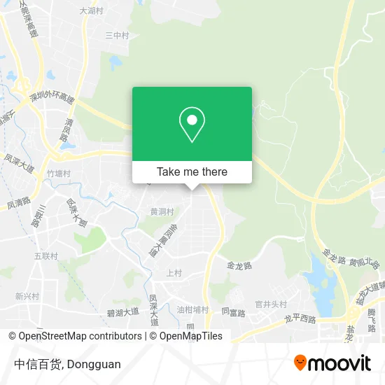 中信百货 map