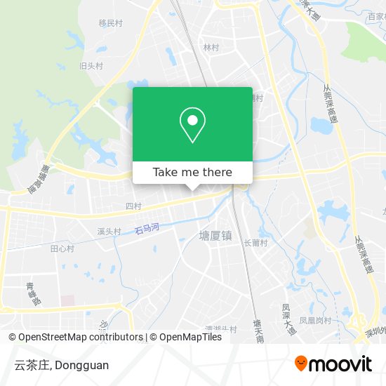 云茶庄 map