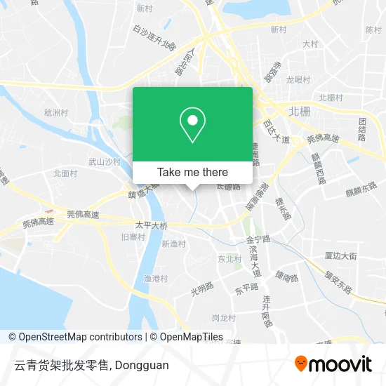 云青货架批发零售 map