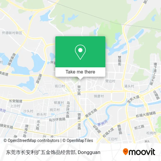 东莞市长安利扩五金饰品经营部 map