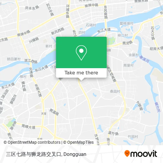 三区七路与狮龙路交叉口 map