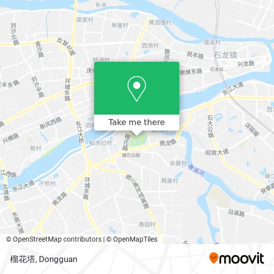 榴花塔 map