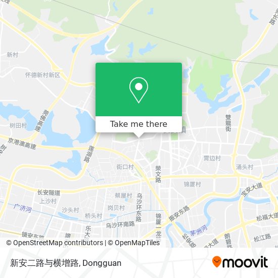 新安二路与横增路 map