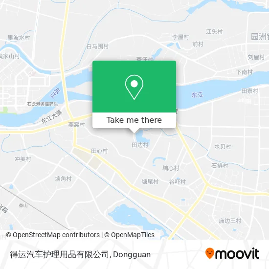 得运汽车护理用品有限公司 map