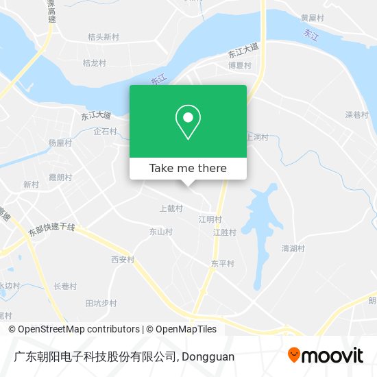 广东朝阳电子科技股份有限公司 map