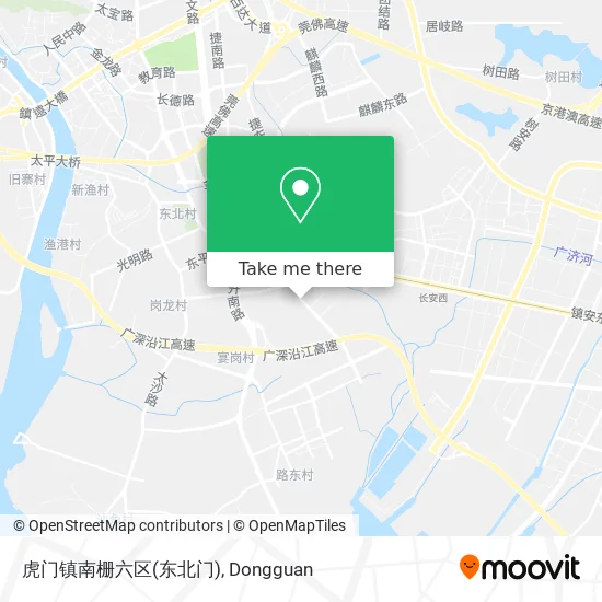 虎门镇南栅六区(东北门) map