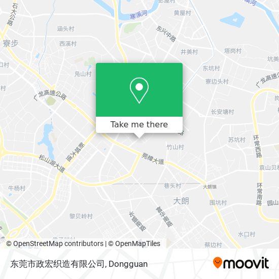 东莞市政宏织造有限公司 map