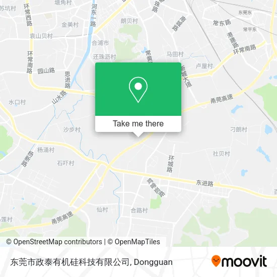 东莞市政泰有机硅科技有限公司 map