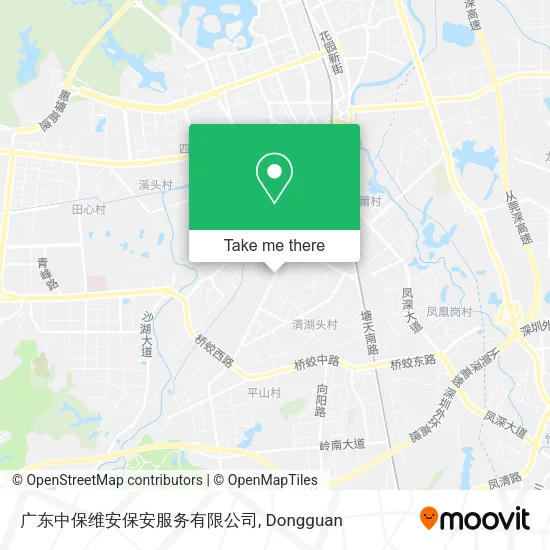 广东中保维安保安服务有限公司 map