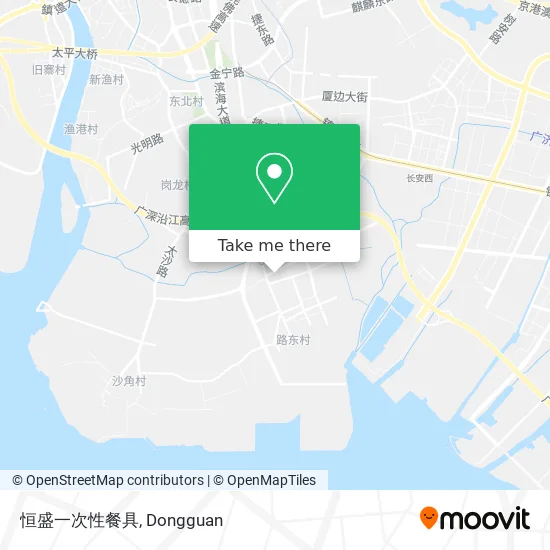 恒盛一次性餐具 map