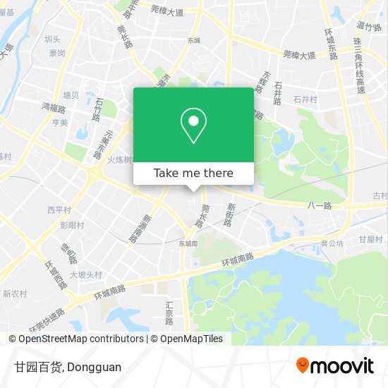 甘园百货 map