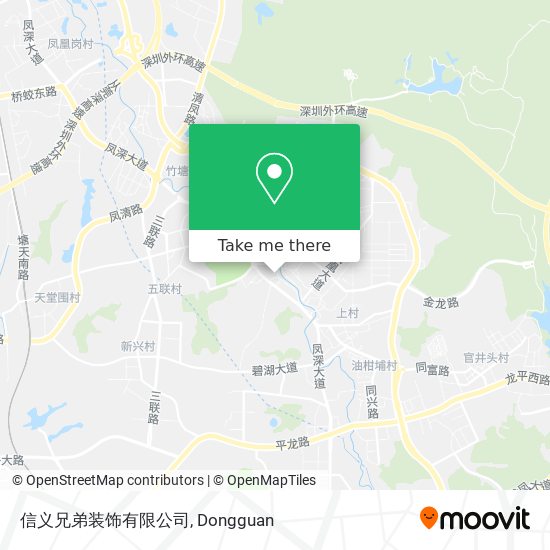 信义兄弟装饰有限公司 map