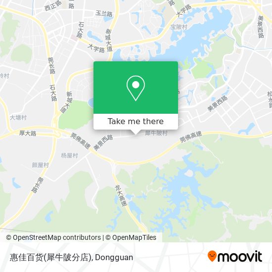 惠佳百货(犀牛陂分店) map