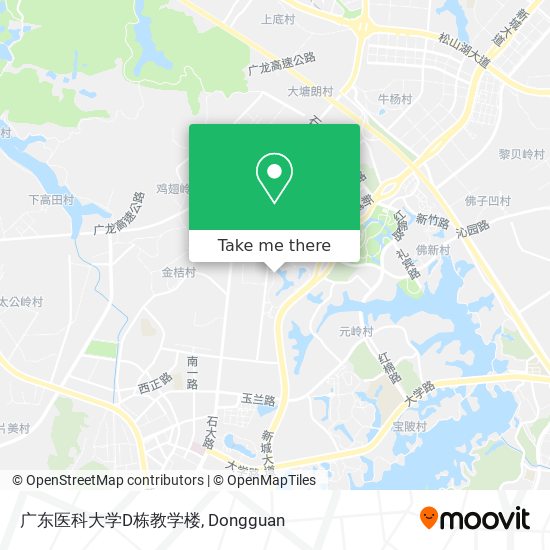 广东医科大学D栋教学楼 map