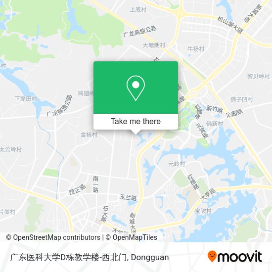 广东医科大学D栋教学楼-西北门 map