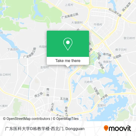 广东医科大学D栋教学楼-西北门 map