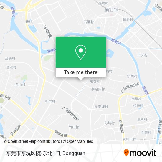 东莞市东坑医院-东北1门 map