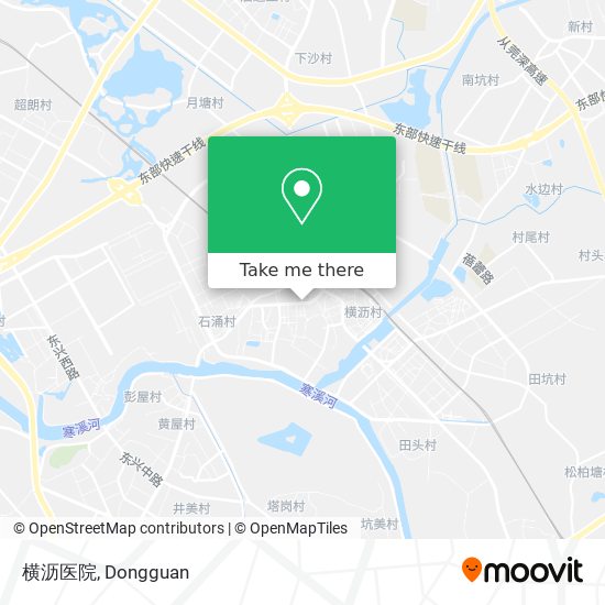 横沥医院 map