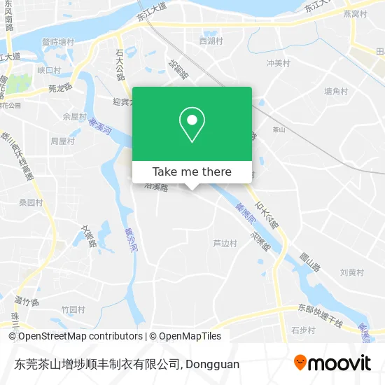东莞茶山增埗顺丰制衣有限公司 map