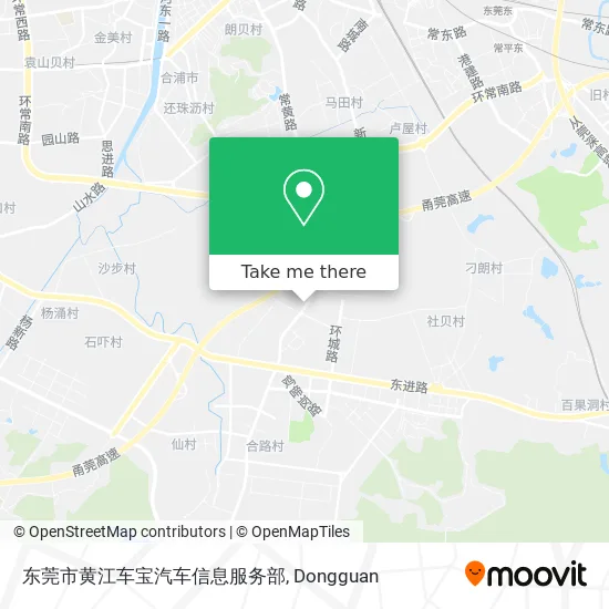 东莞市黄江车宝汽车信息服务部 map
