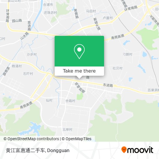 黄江富惠通二手车 map