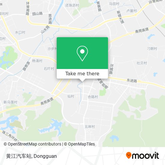 黄江汽车站 map