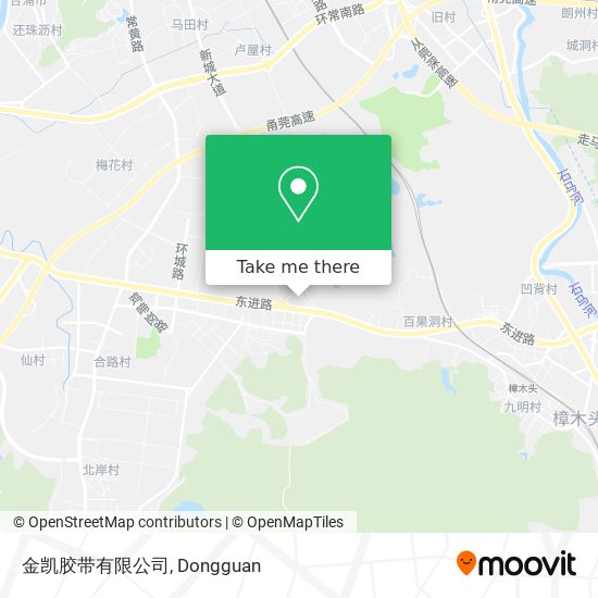 金凯胶带有限公司 map