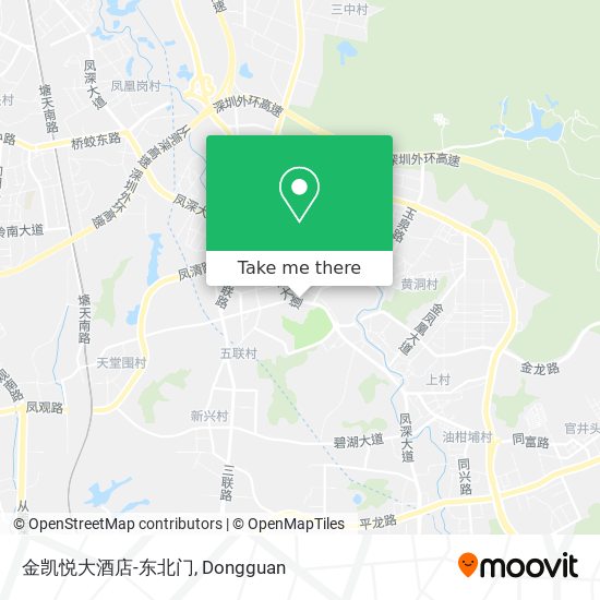 金凯悦大酒店-东北门 map