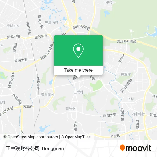 正中联财务公司 map