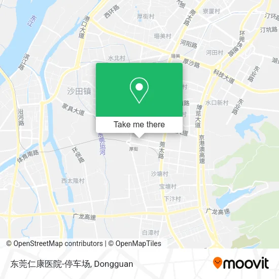 东莞仁康医院-停车场 map