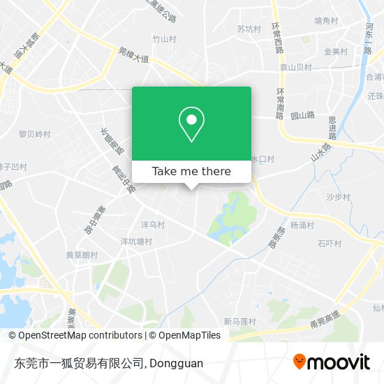 东莞市一狐贸易有限公司 map