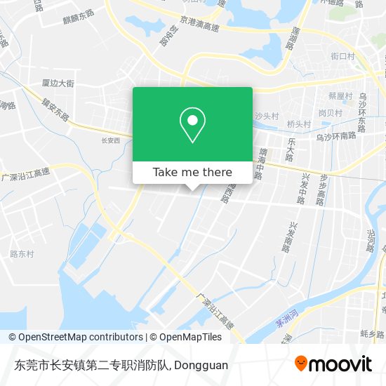 东莞市长安镇第二专职消防队 map