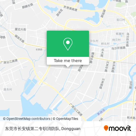 东莞市长安镇第二专职消防队 map