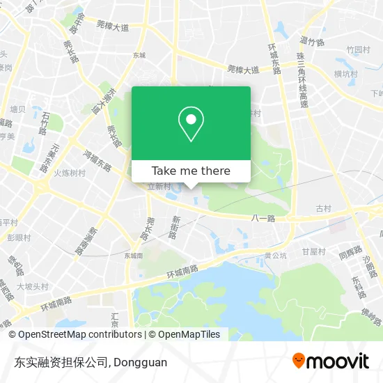 东实融资担保公司 map