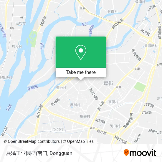 展鸿工业园-西南门 map