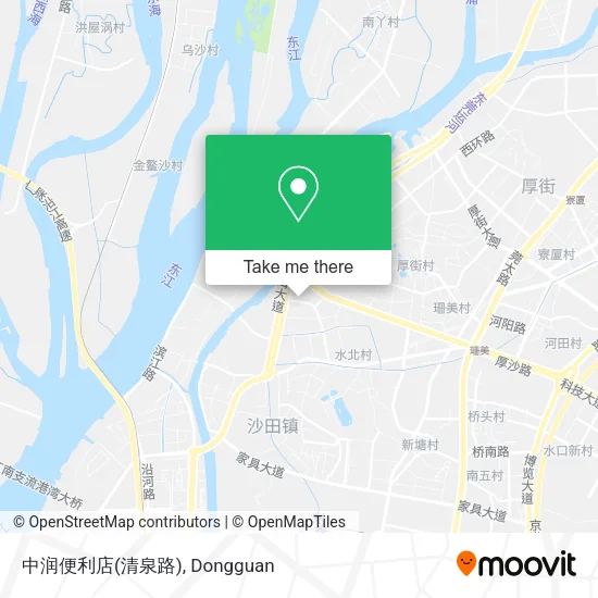 中润便利店(清泉路) map
