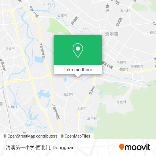 清溪第一小学-西北门 map