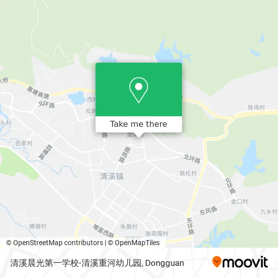 清溪晨光第一学校-清溪重河幼儿园 map