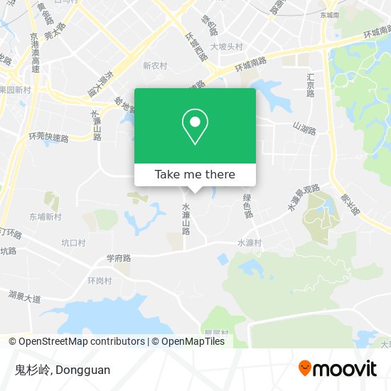 鬼杉岭 map