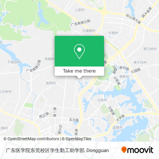 广东医学院东莞校区学生勤工助学部 map