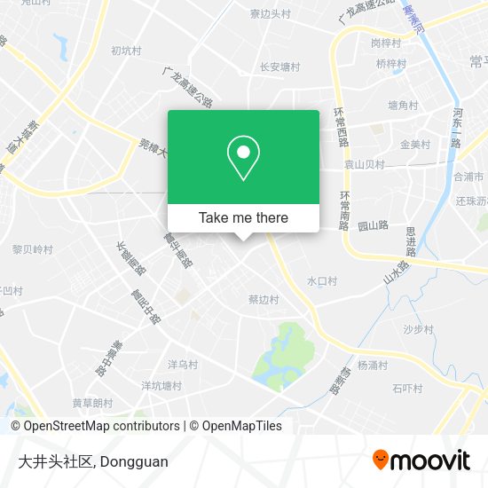 大井头社区 map