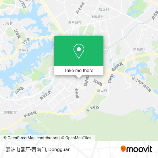 嘉洲电器厂-西南门 map