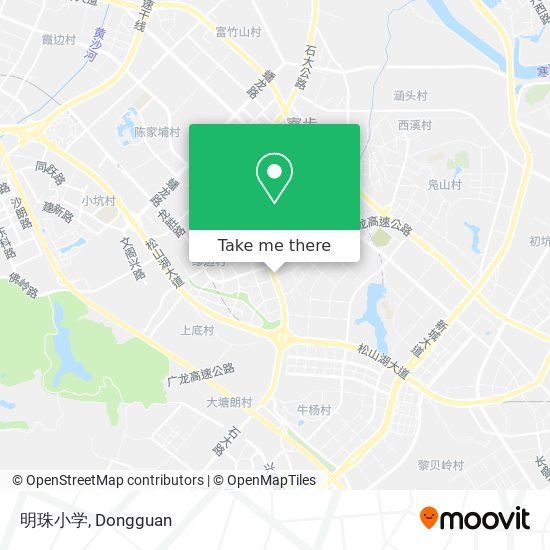 明珠小学 map