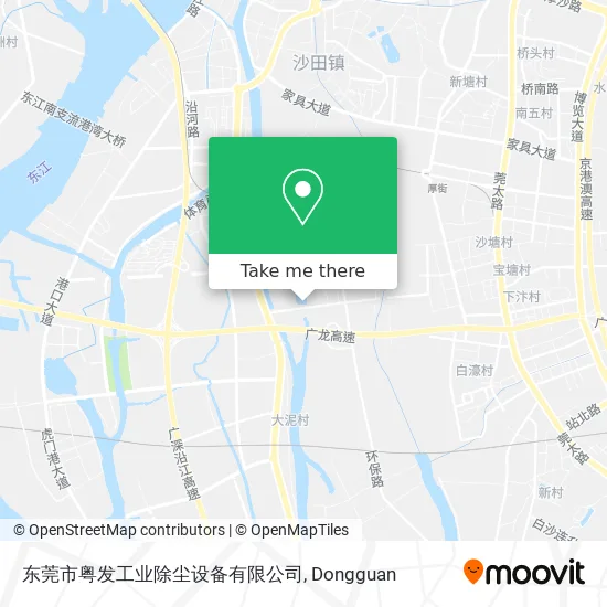 东莞市粤发工业除尘设备有限公司 map