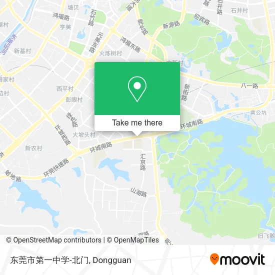 东莞市第一中学-北门 map