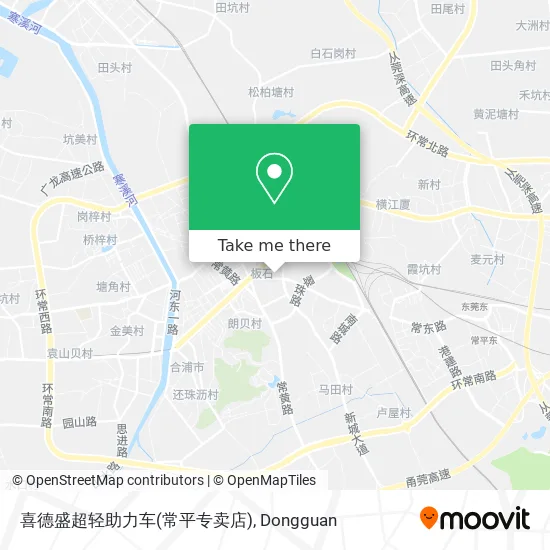 喜德盛超轻助力车(常平专卖店) map