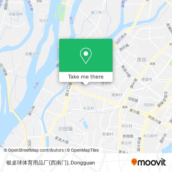 银桌球体育用品厂(西南门) map