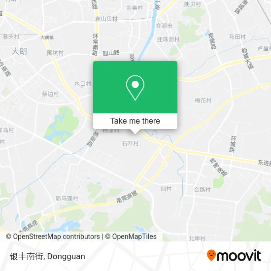 银丰南街 map
